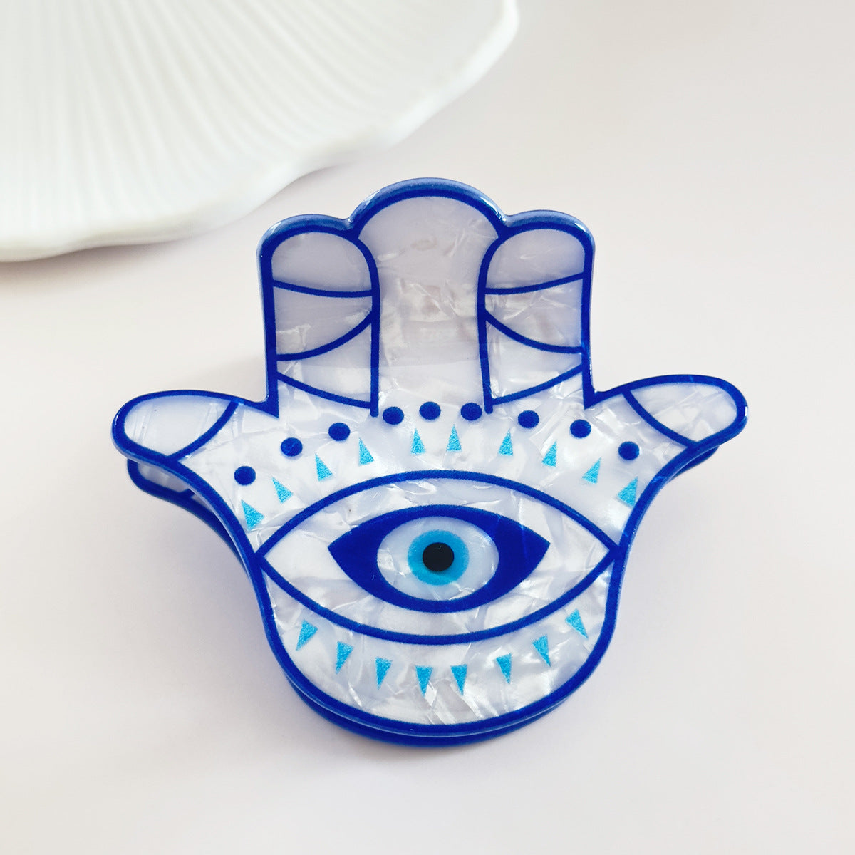 Wholesale evil eye hairpin retro hand clip